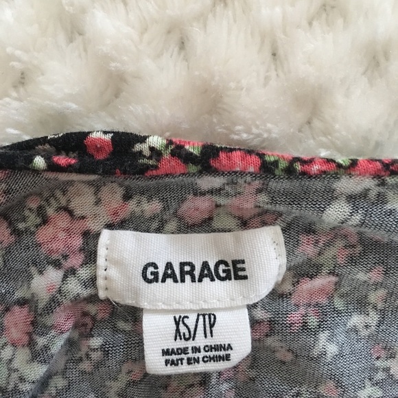 Garage Floral Ruffle Tank - Picture 3 of 3